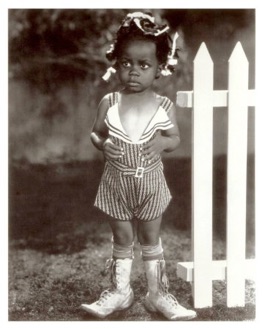 De-sexed, hypersexualized image of William Thomas, Jr. as Buckwheat
